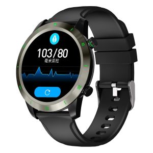 1.28inch Round Shape Smartwatch Heart Rate And Temperature Detection