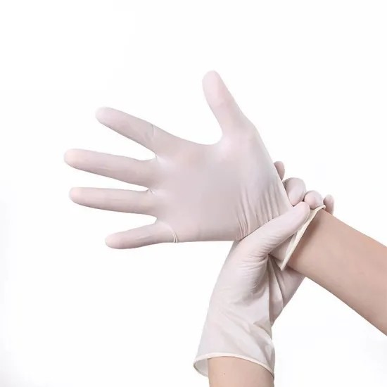 Buy Waterproof EN374 Medical Surgery Powdered Latex Gloves Antistatic at wholesale prices