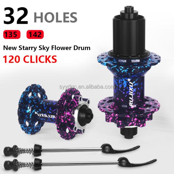 180 Rings Bicycle Hubs 32 Hole Mountain Bike Wheel Hub Steel Spoke Quick Release For Front Rear