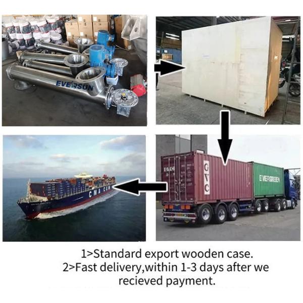 Horizontal Double Spiral Screw Conveyor Rice Husk Screw Feeder For Seed Powder