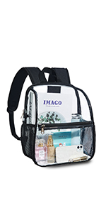 mini clear backpack