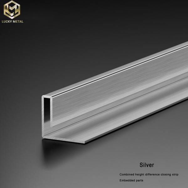 Tile Trim Aluminum Extrusion Profiles Channel Floor Side