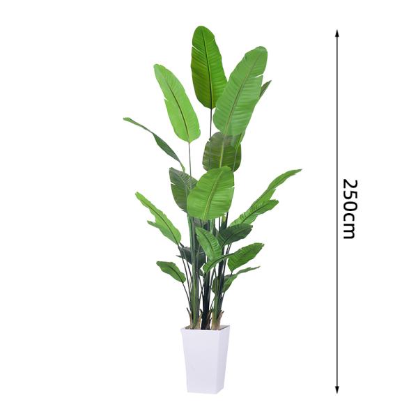 High Quality Artificial Potted Plants 2.5m large indoor bird of paradise plant​ for Indoor Decoration Plant