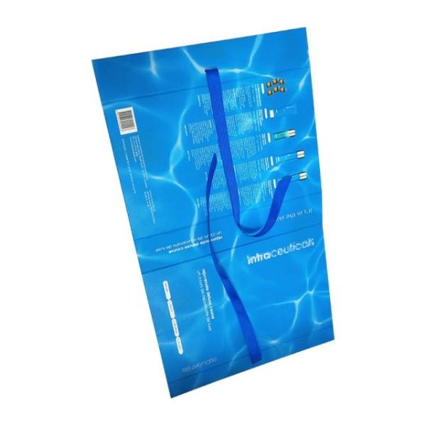 Folded Magnetic Luxury Gift Boxes Hot Stamping Pattern Paper Material ROSH Approval