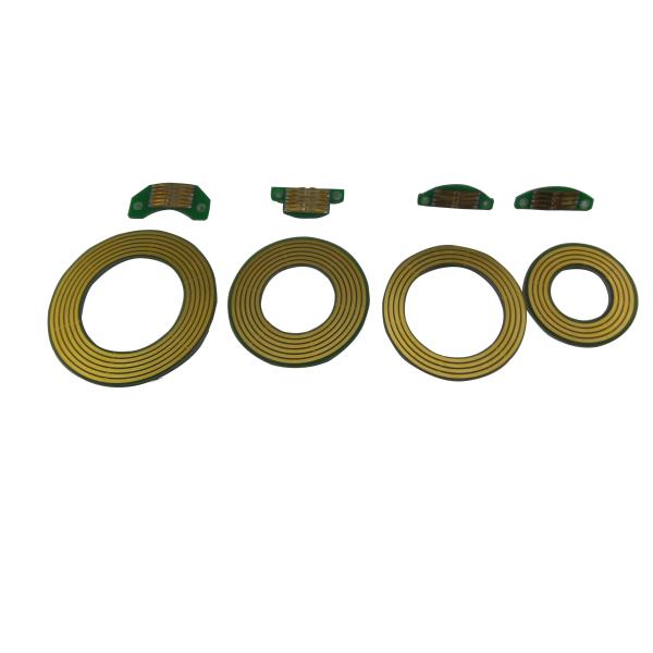 Pancake PCB Through Hole Slip Ring Assembly 3 Circuits Transfer Power For LED