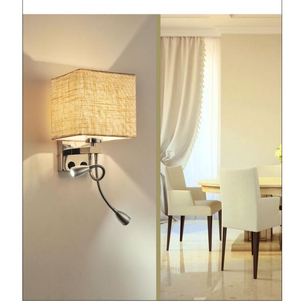 Fabric Led Wall Lights Cloth Lamp Stair Hotel Corridor Living Room Bedroom Aisle Bedside bed headboard lamp (WH-VR-82)
