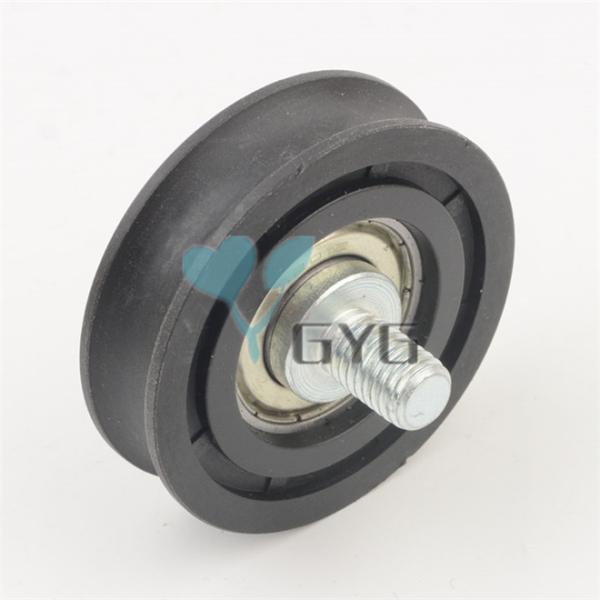 Nylon Wheel Elevator Spare Parts Hall Door Hanging Wheel 56*15*6202