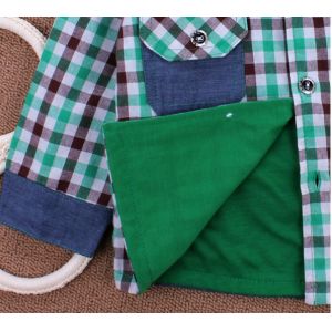 Cotton Childrens Clothes , 2 Years Boys Bodiness Shirt Long Sleeve
