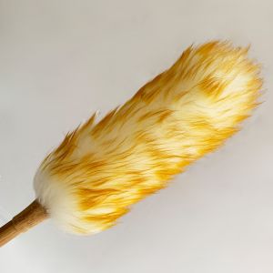 Traditional Natural Lambswool Duster With Extension Handle Bamboo Flexible Soft