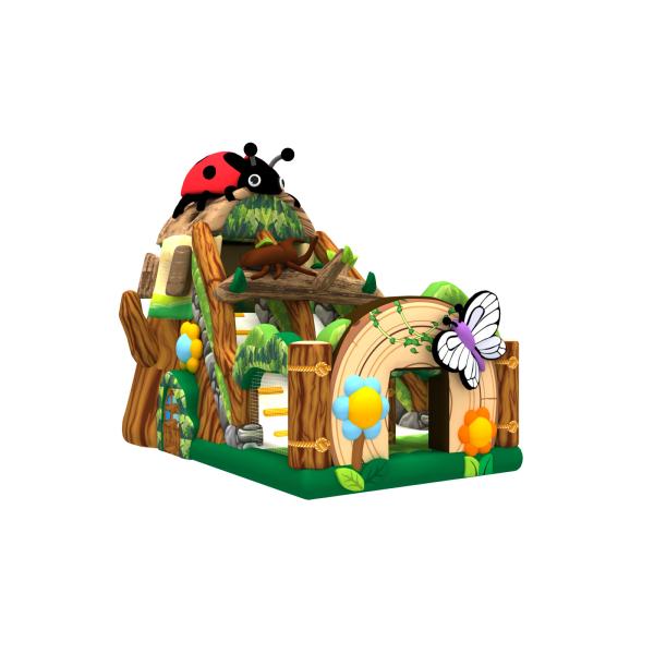 Buy Children'S Bounce House 0.55mm Commercial Inflatable Water Slides at wholesale prices