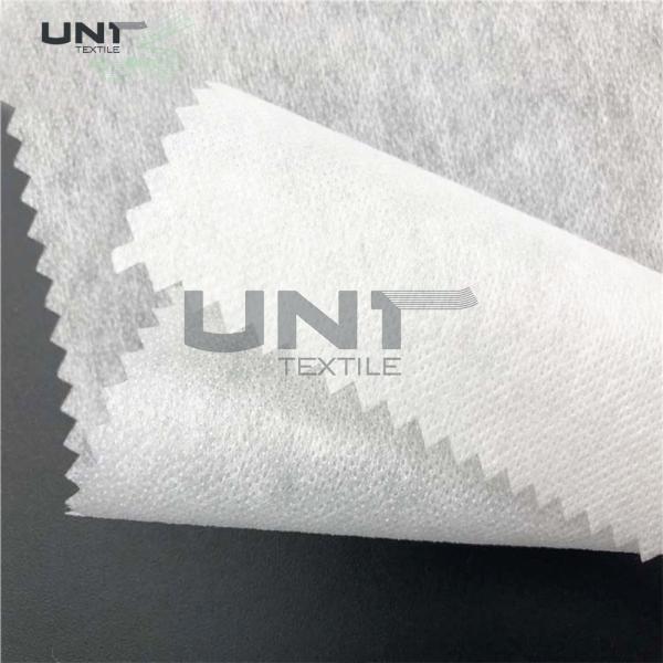 Buy Thermal Bond Nonwoven Fusible Interlining With PA Double Dot at wholesale prices