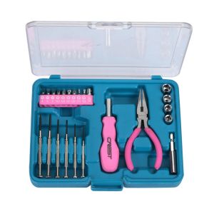 Quality 24 pcs mini tool set ,with pliers ,sockets,precision screwdrivers . for sale