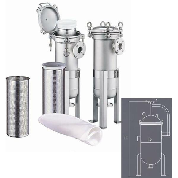 Buy Customized Stainless Steel Bag Filter Housing For Water Treatment at wholesale prices