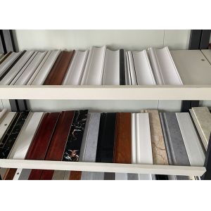 Rectangle SPC Decorative Skirting Lines Emboss Flat Eir