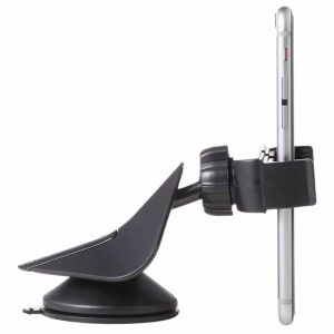 360 Degree Rotation Windshield Mobile Phone Stands RoHS Approved