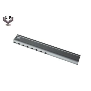 Natural Anodized Aluminum Extrusion Profiles CNC Machining Holes