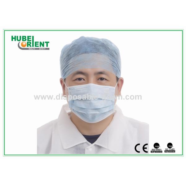 Disposable Medical SMS Anti-Bacterial Waterproof Doctor Cap With Back Elastic