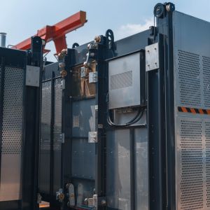 Outdoor Material Lift Construction Hoist Elevator Service SC200