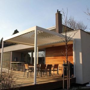 4x3m Manual/electric Alu.Louvred Pergola