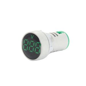 small digital tube mini round led indicator light/lamp Voltmeter digital