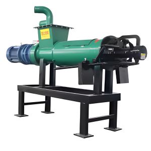 Efficient Animal Waste Spiral Conveyor Solid Liquid Separator