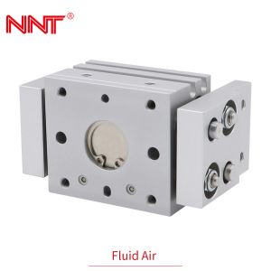 Opening Closing Gear Small Pneumatic Cylinder 0.01mm Repeatability
