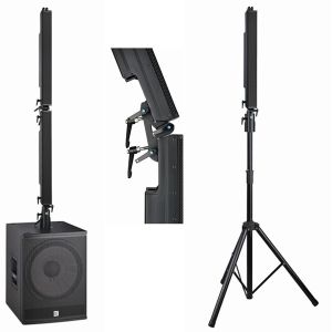 Wedding Column Loudspeakers Active Radio Broadcast Equipment , Column Speaker