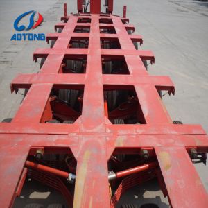 70-90ton Max Payload Hydraulic Axis Steerable Cast Semi Trailer from Liangshan