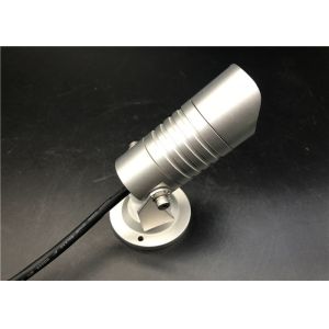 China 1W 120V 240V LED Garden Spotlight With Black And Silivery Die - casting Aluminum on sale