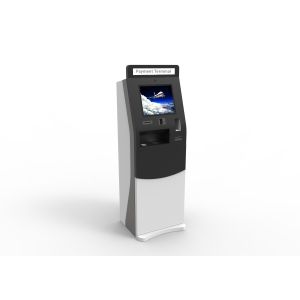 Internet ATM Financial Kiosk Terminals With Card Reader , Durable Steel Frame