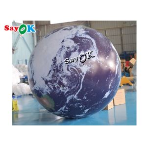 2m Giant Inflatable Earth Globe Model With Led Lighting