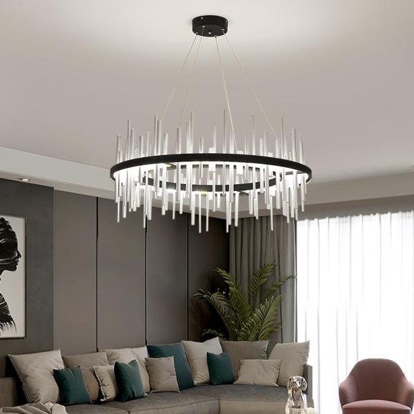 Creative Acrylic Chandelier LED Living Room Restaurant Bedroom Designer