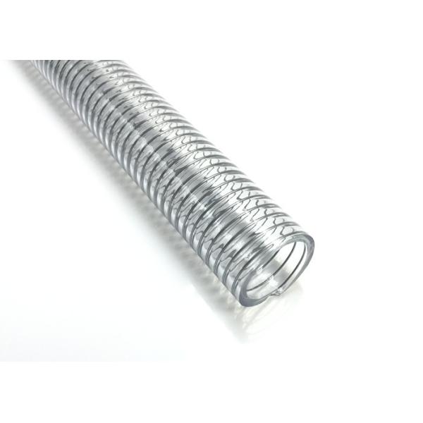 Buy Lightweight PVC Steel Wire Hose Flexible Food Grade Spring Hose 6mm - 254mm Inner Diameter at wholesale prices