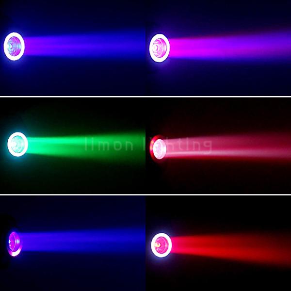 Cheap Price Manual Focus 60w RGBW 4in1 Mini LED Moving Head Beam Light with LED Strip