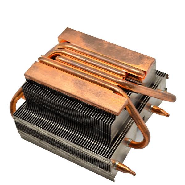 Anti Corrosion Copper Heat Pipe Radiator Heatsink ISO9001 Durable