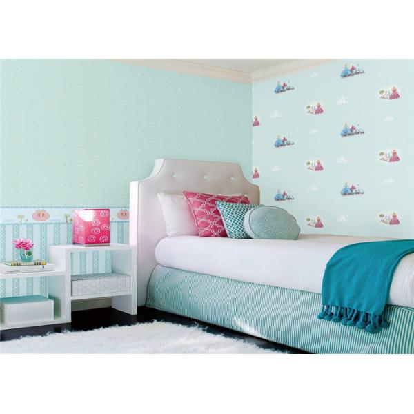 Buy Simple Style Interior Design Bedroom Wallpaper For Boys / Girls , ISO SGS Standard at wholesale prices