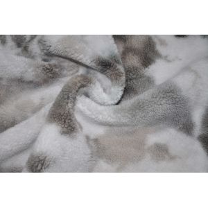 100 P Polyester Solid Sherpa Faux Fur Fabric 150cm Warm