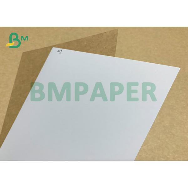 90cm Roll 250g 300g White Coated Brown Kraft Board For Food Packaging Box 