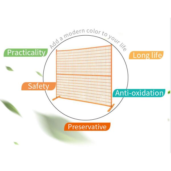H4ft Movable Garden Fence , L12ft 9 Gauge Wire Fencing