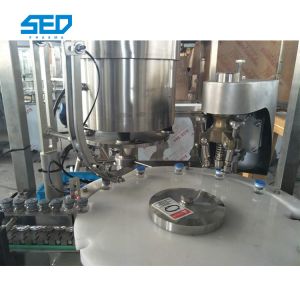 Adjustable Single Head Automatic Capping Machine Glass Plastic Bottle Capper