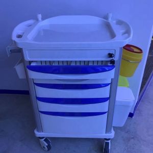 Durable Crash Cart Emergency Medical Equipment Trolley Equipment 520MM