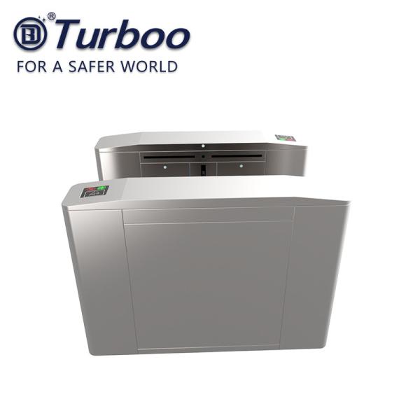Waist Height Flap Barrier Turnstile / Pedestrian Turnstile Gate Access Control