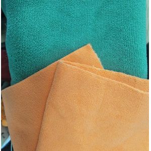 Green 160cm Width 300gsm Super Absorbent Microfiber Cleaning Cloth