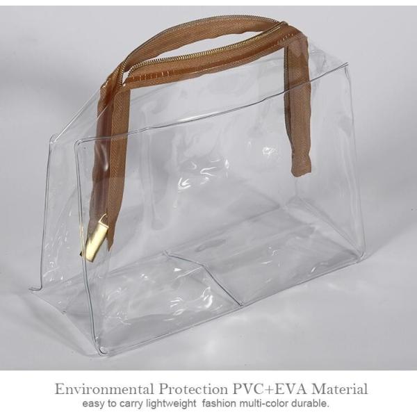 Frosted Makeup Cosmetic Bag Cloth Packaging With Slider Zip-Lock