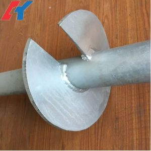 Tieback Square Shaft Helical Ground Anchors Pier Foundation Customized
