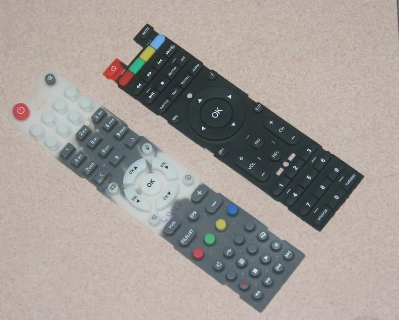 Key control overlay button keyboard with multiple key layout