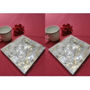 Monogrammed Gold Foil Napkin 3ply Beverage 33*33cm