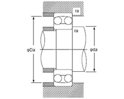 Quality Self-Aligning ball bearings with spherical outer ring 11308E for sale