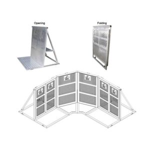 Metal Removable Crowd Control Barrier Performance Crowed Barrier