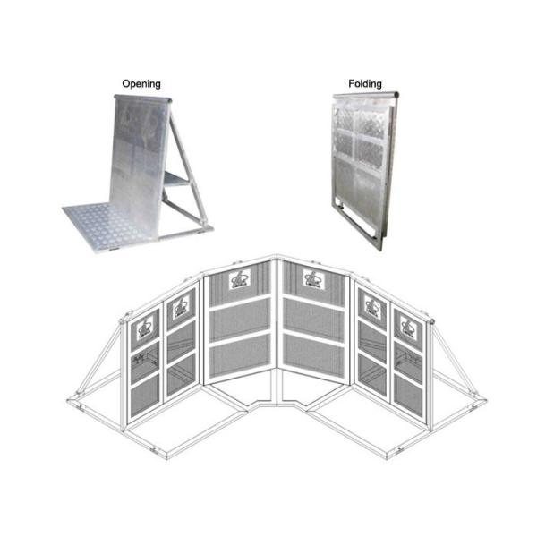 Buy Metal Removable Crowd Control Barrier Performance Crowed Barrier at wholesale prices